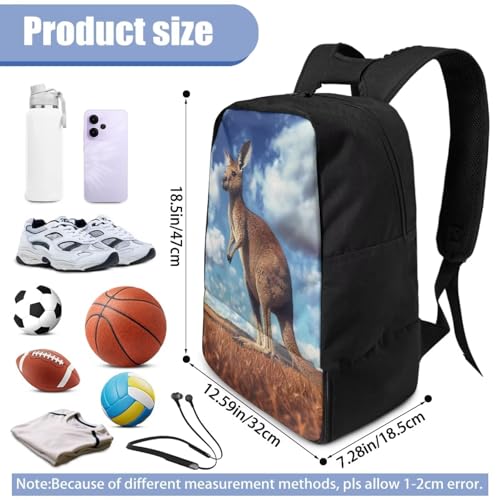 Basketball Backpack With Separate Ball Compartment And Shoes Fit Basketball Volleyball Football - color: Kangaroo