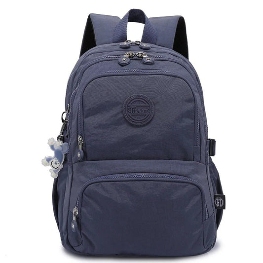 Backpack School Bag Secondary Rucksacks Teenage Student Durable Heavy Duty Large Kids Bookbags Waterproof, Light Blue, 33x15.5x48cm - color: Light Blue, size: 33x15.5x48cm