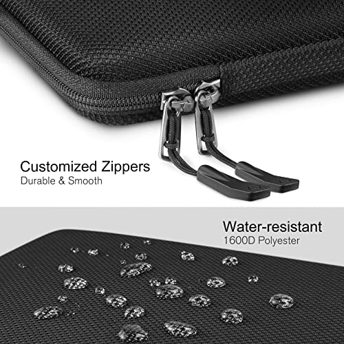 FINPAC 14-inch Hard Laptop Sleeve Case Compatible with Acer Chromebook Lenovo, HP, ASUS, Dell, Acer Laptop Notebook Ultrabook, Water-Resistant Shockproof Computer Bag, Black - color: Black, size: 13.5-14-inch Laptop/Notebook