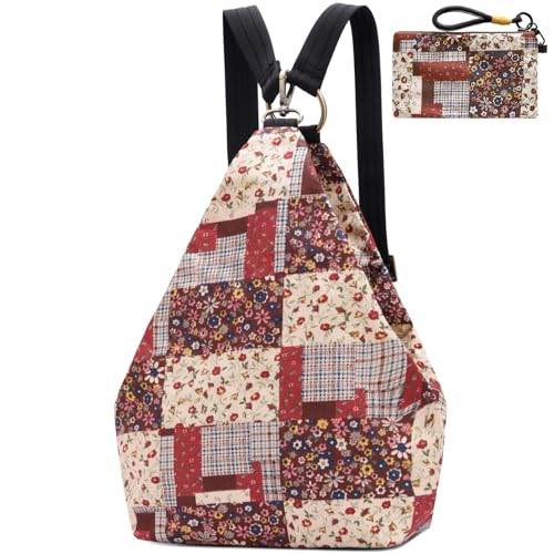 Black Butterfly Premium Backpack for Women, Bohemia Style Fashion Casual Daypack Backpack, Small Backpack Purse (26-red Plus) - color: 26-red Plus