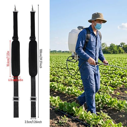Backpack Sprayer Replacement Straps Padded Shoulder Straps, Adjustable Backpack Chest Strap, Solo Backpacks Sprayer Parts, Including Chapin 60114, 61800, 63924, 60124 Series and More