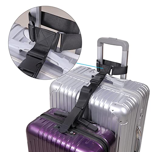 Vigorport Luggage Connector Straps for Suitcase, Add A Bag Suitcase Belt - size: 1.5'' - X-Large