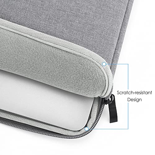 ProElife 15-Inch Laptop Sleeve Case for 2025-2023 MacBook Air 15 inch with M4 M3 M2 Accessory Traveling Carrying Case Water-Resistant Bag Cover for MacBook Air 15'' 2025 2024 2023 M4 M3 M2 (Gray) - color: Gray