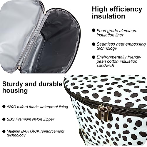 Wolka Cooler Backpack 30 Cans,Portable Backpack Coolers Insulated Leak Proof,Waterproof Soft Sided Cooler Bag for Travel,Beach,Camping,Picnic,Lunch Backpack for Women (Spotted-Dog) - color: Spotted-Dog