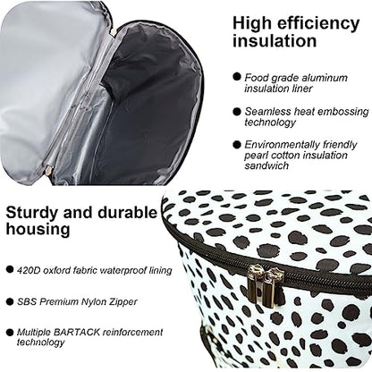 Wolka Cooler Backpack 30 Cans,Portable Backpack Coolers Insulated Leak Proof,Waterproof Soft Sided Cooler Bag for Travel,Beach,Camping,Picnic,Lunch Backpack for Women (Spotted-Dog) - color: Spotted-Dog