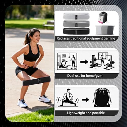3 PCS Resistances Bands, Yoga Fitness Elastic Resistances Bands Set, Workout for Booty Legs, Elastic Pilates Flexbands - color: 3-pack (1 light gray + 1 gray + 1 black)
