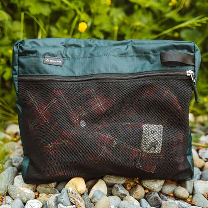 Coghlan's Organizer Bags Set - 3 Sizes (7.5"x3.5", 10"x8", 12"x10") - Lightweight Oxford Ripstop with Mesh Front, Zippered Access - Ideal for Camping Gear, Travel Essentials, and Storage Solutions