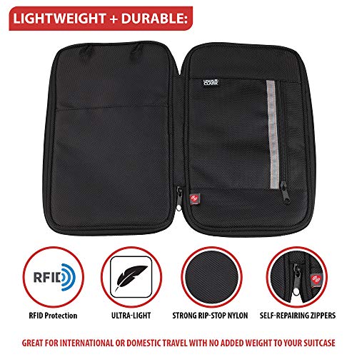 Lewis N. Clark Document Organizer Holder for Identity Theft Protection, Lightweight and Easy to Carry