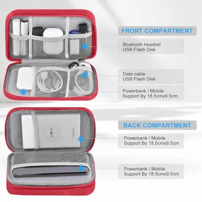 ZINMARK Slim Expandable Laptop Backpack with Small Case for 15-16 inch Notebooks,Water Resistant Computer Bag for College Business for Men Women，Black Red - color: Black Red