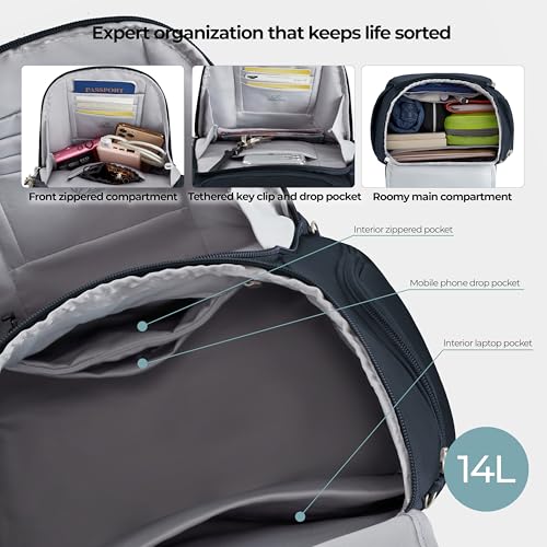 Travelon Anti-Theft Classic Backpack - color: Midnight
