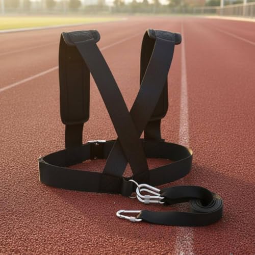 Speed Training Harness Adjustable Sled Harness Padded Shoulder Straps Workout Gear for Athletes - style: Standard Version