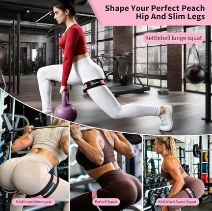 Blood Flow Restriction Bands for Women, BFR Training Bands for Legs, Hip and Thigh Workout Equipment with Carry Bag, Glute and Butt Exercise Bands for Home Gym