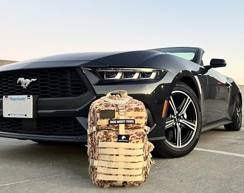 AMERICANPHOENIX 45L Elite Tactical Backpack | 3X Stronger Work & Military Backpack | Water Resistant and Heavy Duty | 3 Day MOLLE Bug Out Bag (Sand Storm) - color: Sand Storm