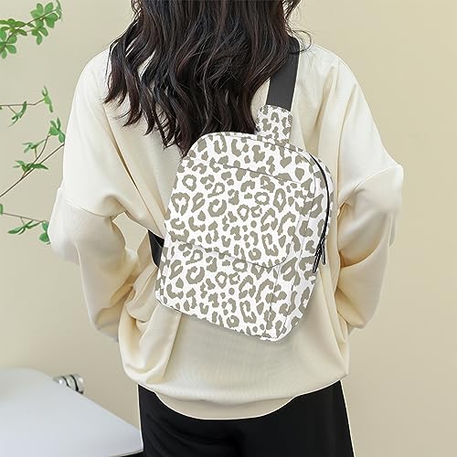 Cute Small Camera Bag with Photographer Camera Sling Bag Waterproof Dslr Camera Case Compatible with Nikon Sony Lightweigth for Women or Men（Grey Leopard Cheetah Print） - color: Grey-d20