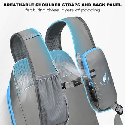 Seektop 15L Small Lightweight Hiking Backpack for Men Women Foldable Packable UltraLight Daypack for Travel Daily Outdoor - color: Gray