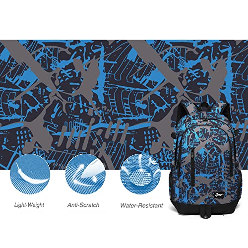 rickyh style School Backpack Travel Bag for Men & Women Lightweight College Back Pack with Laptop Compartmen - color: 01tylan