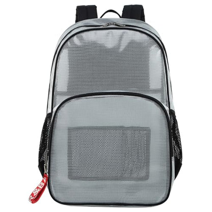 mygreen Clear Backpack for Girls, Clear Book Bags for School Cute Mochilas Transparente Black, Large - color: Black
