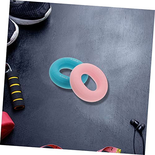 Balacoo 3Pcs Silicone Hand Grip Ring Set Adjustable Forearm Exerciser for Strength Training and Rehabilitation for Fitness Enthusiasts and Injury Recovery