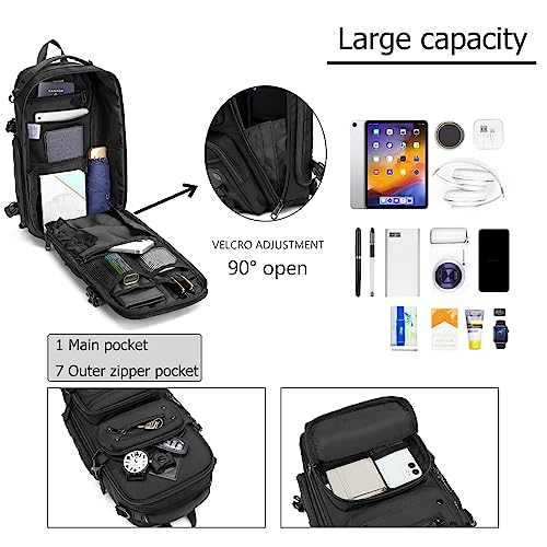 OZUKO Tactical Backpack Chest Sling Bags for Men, Waterproof Crossbody Shoulder Daypack for Outdoor Walking Hiking Trekking (Royal blue) - color: Royal Blue