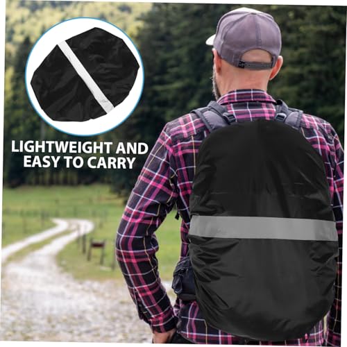 Happyyami Backpack Rain Covers Reflective Strip for Hiking Biking and Travel for School Bags and Outdoor Adventures