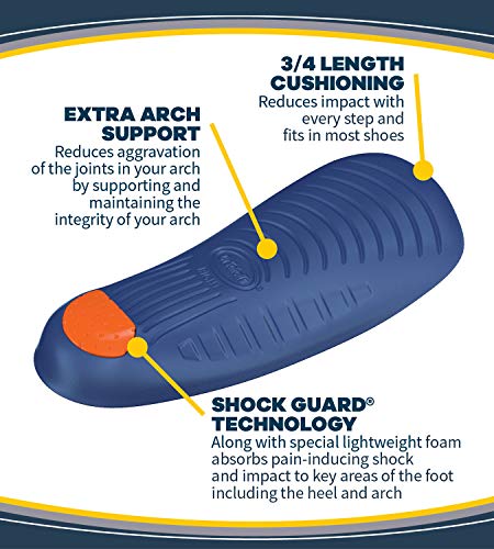 Dr. Scholl's Arch Pain Relief Orthotics, Insoles for Men (8-12), 1 Pair Shoe Inserts