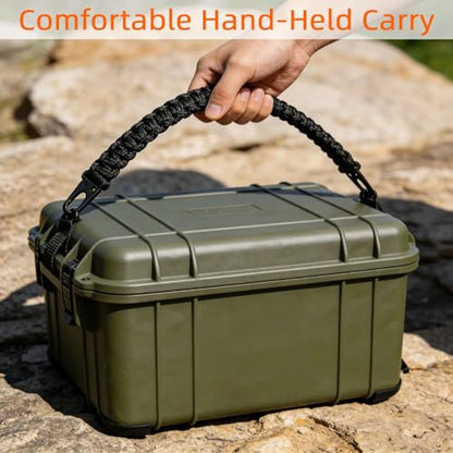 Heavy Duty Paracord Handle for Outdoor Camping, Tactical Water Bottle Strap, Handheld Carry Handle for Backpack, Molle Gear & Bags - Universal Fit for Stanley Cup,Thermos