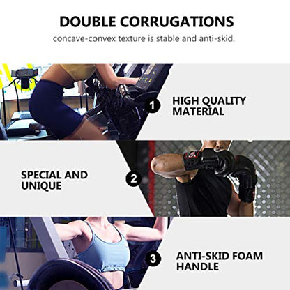 Wakauto Push Up Bars Strength Training - Push Up Bars Pushup Stands Handstand Bars, Non-slip Parallettes Bars for Strength Training and Calisthenics - Home Gym Workout Fitness Machines