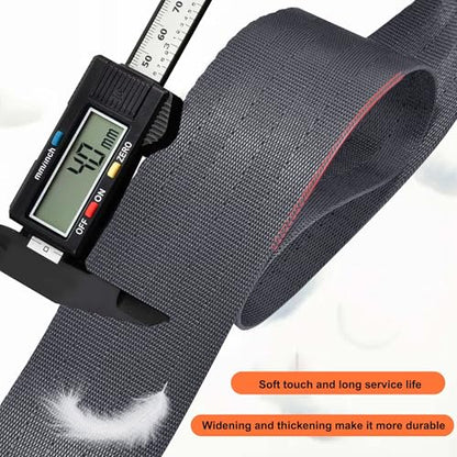 ZINZ 60 Inch Shoulder Strap with Removable Ultra-Thick Pad, Adjustable Buckles Shoulder Crossbody Strap for Luggage Bag - color: Dark gray