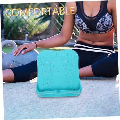 POPETPOP Folding Fitness Pedal with Magnet Stretch Standing Board for Home Rehabilitation Durable Material Weight Capacity for Foot Massage