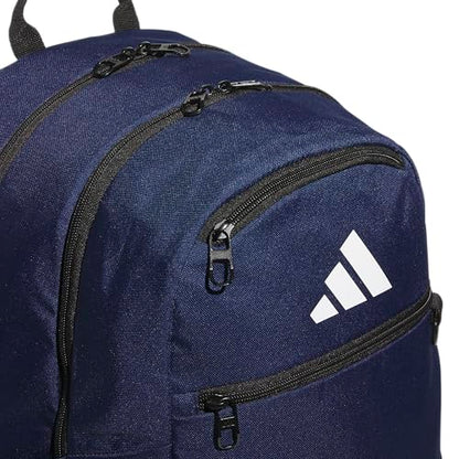 adidas Striker 3 Team Sports Backpack – Daypack for Sports Gym Travel, 36L, Navy Blue, OSFA - color: Navy Blue