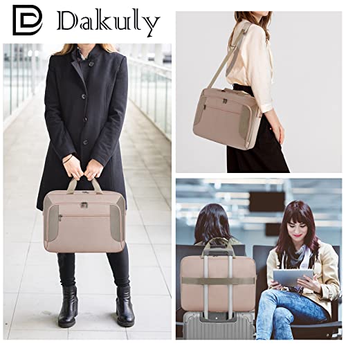 Laptop Bag 15.6 Inch Work Briefcase Laptop Case Computer Messenger Bag - color: Pink, size: 15.6 inch