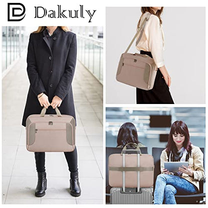 Laptop Bag 15.6 Inch Work Briefcase Laptop Case Computer Messenger Bag - color: Pink, size: 15.6 inch