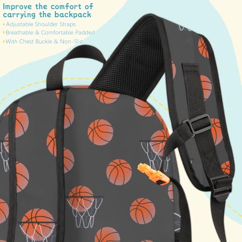 Basketball Laptop Backpack for Women Men, Gray Work Travel Computer Backpacks, 18.3 Inch Large Computer Nurse Teacher Bags Casual Daypack - color: Multicolor 14