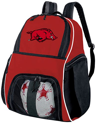 Broad Bay University of Arkansas Soccer Ball Backpack or Arkansas Razorbacks Volleyball Bag