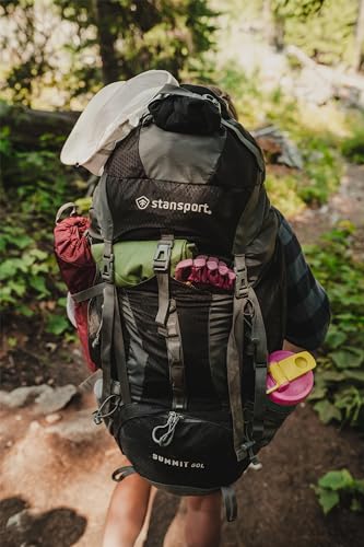 Stansport Internal Frame Pack, 50 Liter - Black, Standard (1015-20) - color: Black, size: 50 Liters