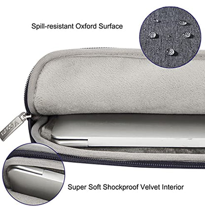 Voova Laptop Bag 13 14 Inch, Waterproof Computer Sleeve Carrying Case with Shoulder Straps & Handle Compatible with Macbook Air 13 M2/M3/M4, MacBook Pro 13/14, HP Dell Lenovo Chromebook 14, Black - color: Black, size: 13-14 Inch(35 x 24 x 2.5 cm)