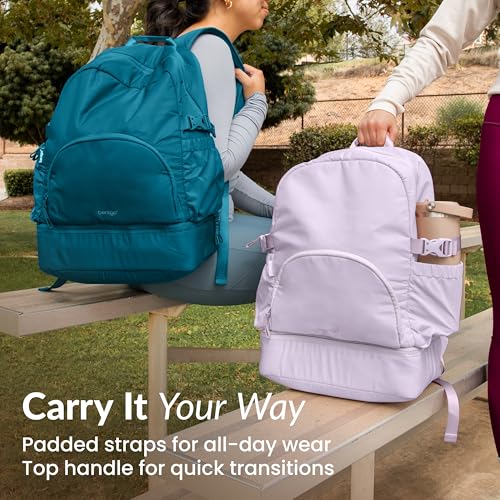Bentgo 2-in-1 Adult Backpack & Insulated Lunch Bag - color: Lavender