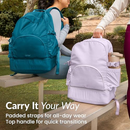 Bentgo 2-in-1 Adult Backpack & Insulated Lunch Bag - color: Lavender