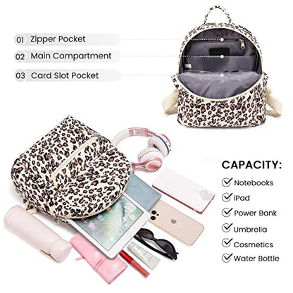 LOVEVOOK Backpack for Women Light Weight Waterproof Backpack Purses Daily Backpack… | Light Weight - color: Leopard