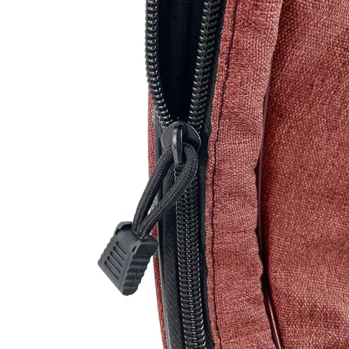 Tennis Bag Lightweight and Padded Tennis Rackets Cover with Adjustable Shoulder Strap - color: Red, size: 31"x11.4"