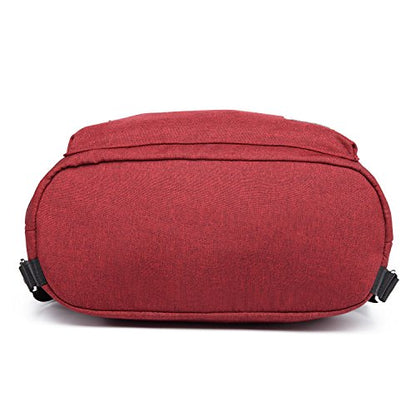 KAUKKO Drawstring Sports Backpack Gym Yoga Bag Shoulder Rucksack for Men and Women(1031-RED) - color: Red