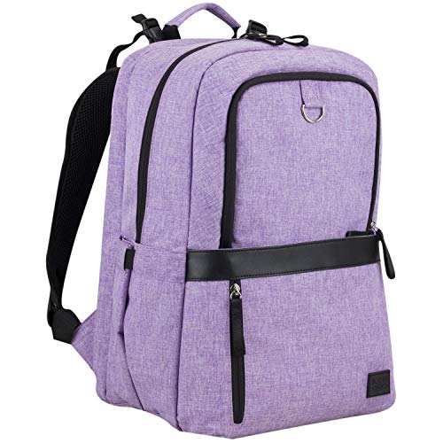 BODHI The Baby Athleisure Tech Diaper Bag Backpack with removable changing pad, Unisex, for Moms and Dads - Purple Chambray - color: Purple