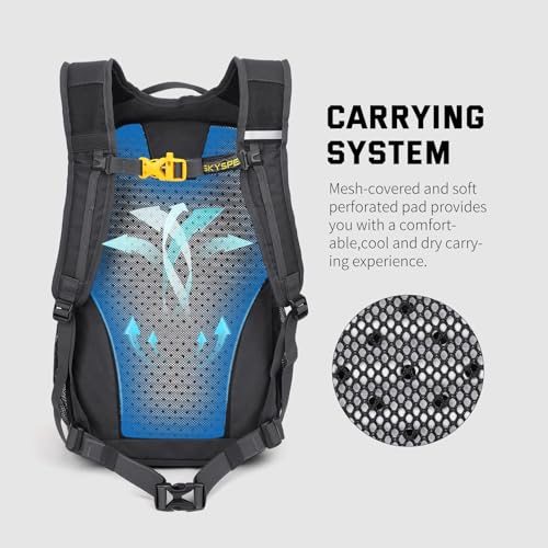 SKYSPER Small Hiking Backpack, 20L/30L Lightweight Travel Backpacks Hiking Daypack for Women Men - color: Lantc20-darkgray, size: 30L