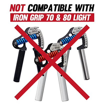 GD Pinch Grip for GD IRON GRIP EXT model, Finger Strengthener Hand Grip Exerciser Strengthener Premium Adjustable Hand Gripper for Climber
