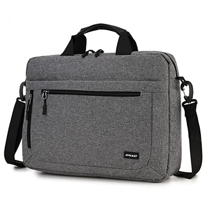 RAVUO Laptop Bag for Men, Water Resistant 17inch Laptop Messenger Shoulder Bag Business Satchel Briefcase with Adjustable Shoulder Strap Grey - color: 17inch--grey