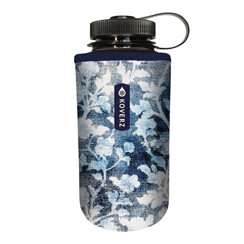 Water Bottle Sleeve, Neoprene Insulated Sleeve, Fits 32-40 Oz. Water Bottle, Washable and Reusable, XL Size, Denim - color: Denim, size: XL 32-40oz