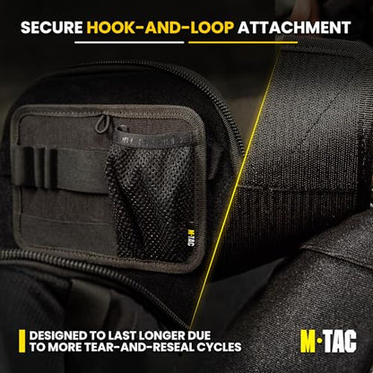 M-Tac Tactical Bag Insert Modular Organizer Utility Admin Pouch Hook Fasteners - Key Holder - color: Black