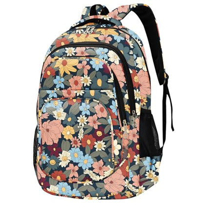rickyh style School Backpack Travel Bag for Men & Women Lightweight College Back Pack with Laptop Compartmen - color: 07zhua