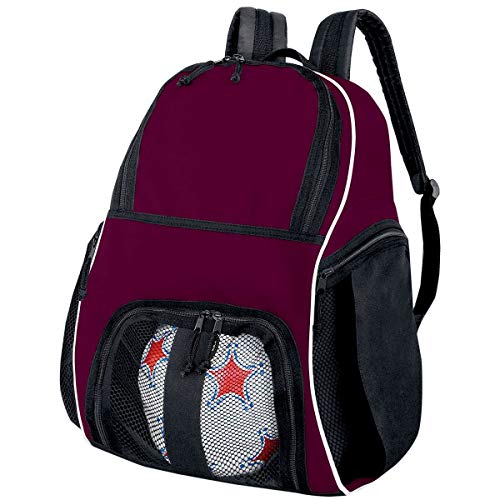 HIGH FIVE Backpack - color: Maroon | Black