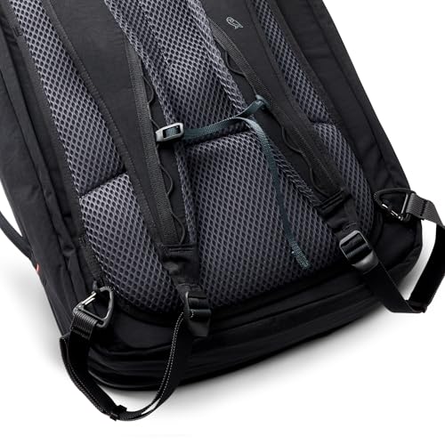 Bellroy Lite Travel Pack 38L (carry-on backpack, large travel backpack for international travelers, with laptop pocket, interior packing cells and tuck-away shoulder straps) - Black - color: Black